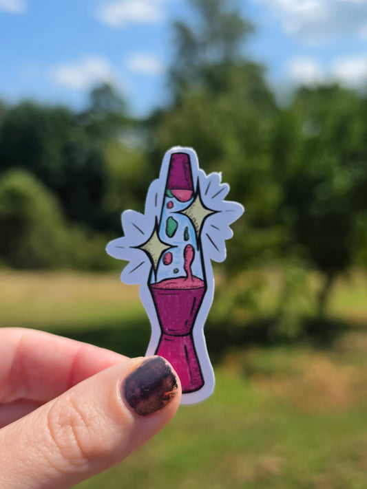 Lava Lamp Vinyl Sticker