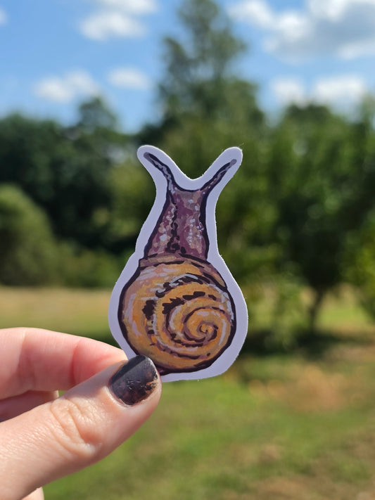 Snail Original Painting Sticker