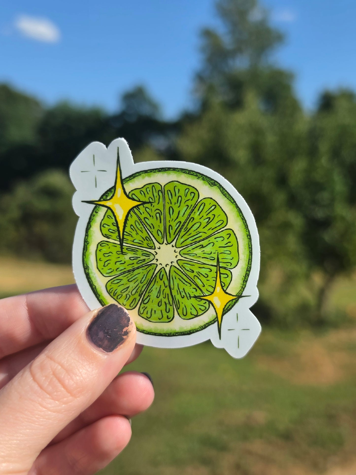 Sparkling Lime Sticker